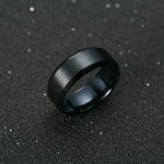 Men's Luxury Titanium Ring / Black-Silver-Gold