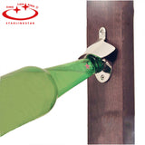 1 pc  Stainless Steel Wall-Mounted Bottle Opener