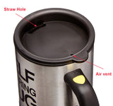 Self Stirring Stainless Steel Coffee Smart Mug /Double Insulated Stainless Steel Cup 400ml