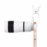 8X Zoom Smart Phone Telephoto Camera Lens / Special Design Clip for iPhone Samsung HTC Smart Phones