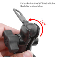 Motorcycle Phone Mount  With 5V/2A USB Charging Motorbike Motorcycle Handlebar Base Cell Phone Mount Holder Cradle