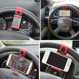 Practical Car Steering Wheel Smartphone GPS Mount
