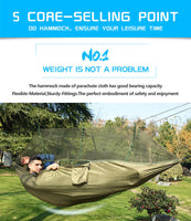 Mosquito Net Travel Hammock Tent W/ Adjustable Straps And Carabiners