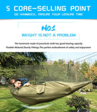 Mosquito Net Travel Hammock Tent W/ Adjustable Straps And Carabiners