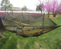 Mosquito Net Travel Hammock Tent W/ Adjustable Straps And Carabiners