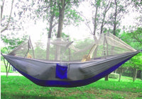 Mosquito Net Travel Hammock Tent W/ Adjustable Straps And Carabiners