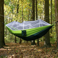 Mosquito Net Travel Hammock Tent W/ Adjustable Straps And Carabiners