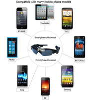 Wireless Bluetooth Sunglasses Headset Universal Stereo Sports Headphones For Smart Phone